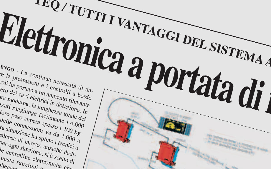 Electronics at hand. The growing need for higher performances and deeper controls on board of vehicles led to a considerable increase in the amount of electric cables. ADICOM Automotive Digital Control Modules is a system able to replace the traditional electrical equipment and to perform those functions ...